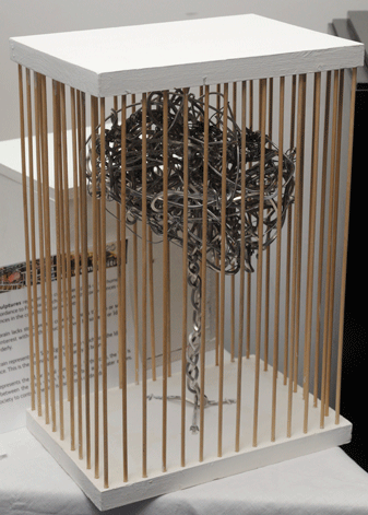 Boxed in brain, by Max Street: Imagining The Brain 2010
