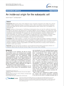 An inside-out origin for eukaryote cells.<br />
<strong>Baum, D, Baum, B.</strong> (2014)<br />