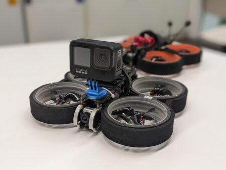 Image of two first-person view drones