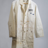 Max Perutz’s lab coat. Removed from his office after his death in 2002.
